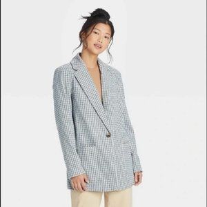 A New Day Plaid Blazer (no tag)